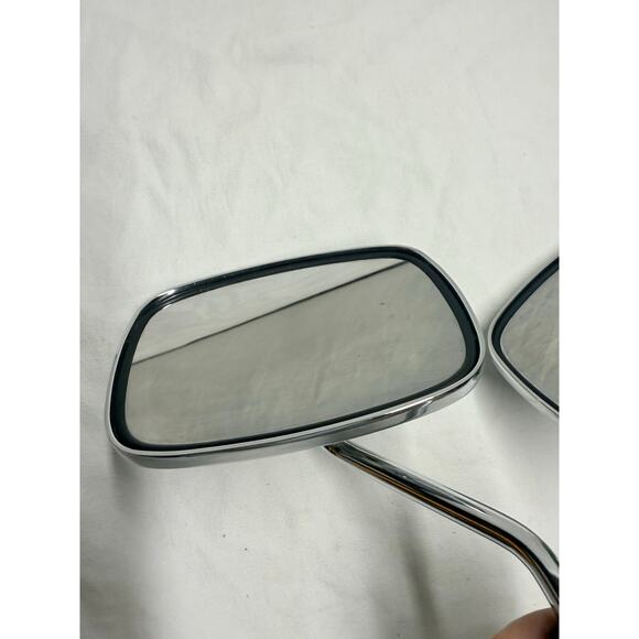 Harley Davidson Live to Ride Mirrors Square Short Stem ChromePair LH RH - Picture 13 of 16